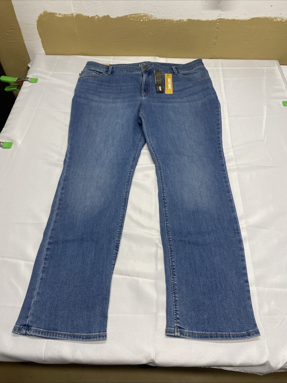 NWT Lee Straight Leg Jeans Size 20W M Houston Blue Denim Perfect Fit! Brand new